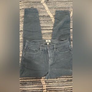 J. Crew Women’s 9” High Rise Toothpick Corduroy, sz 29